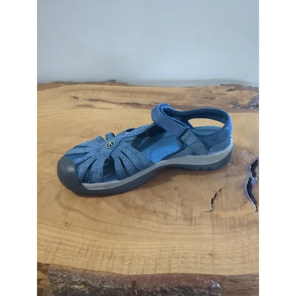 Womens Keen “Rose” Sport Sandals Hiking Sandals Shoes Blue Size 9.5 - Picture 3 of 10